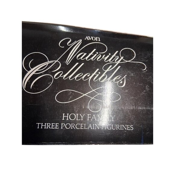 Avon Nativity Collectibles Holy Family Set Of Three Porcelain Figurines - Picture 4 of 8